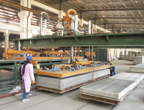 Production line cutting machine