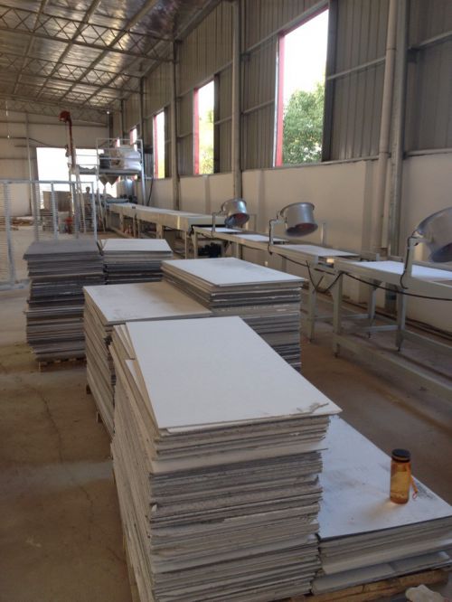 Ceiling production line