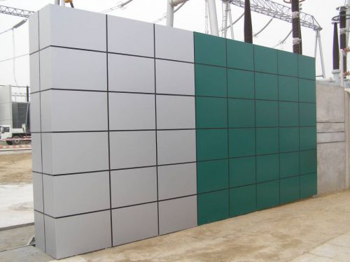 Cement board as power distribution cabinet