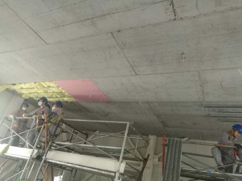 Cement board as explosion proof ceiling