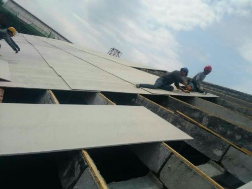 水泥板应用于屋面