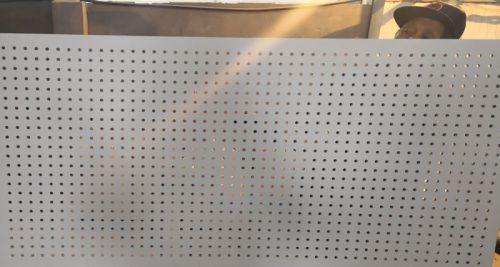 Perforated sound absorption board