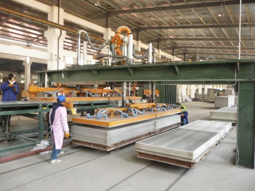 Production line cutting machine