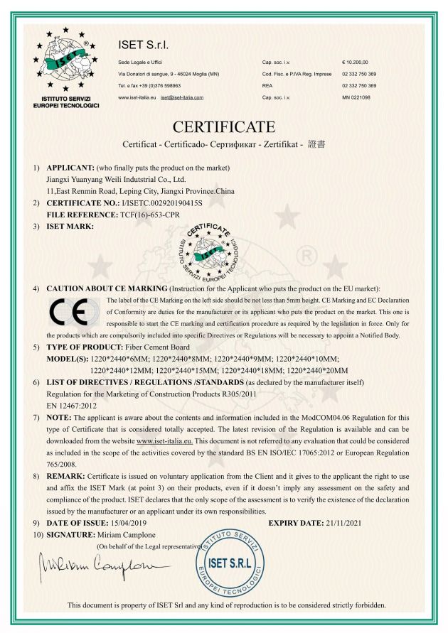 CE certificate