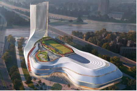 ��Replacement for Fire-Retardant Panels��Application in Xinchang Small Ball Center Hotel Project - Low-Density Gray Silica Base Panels